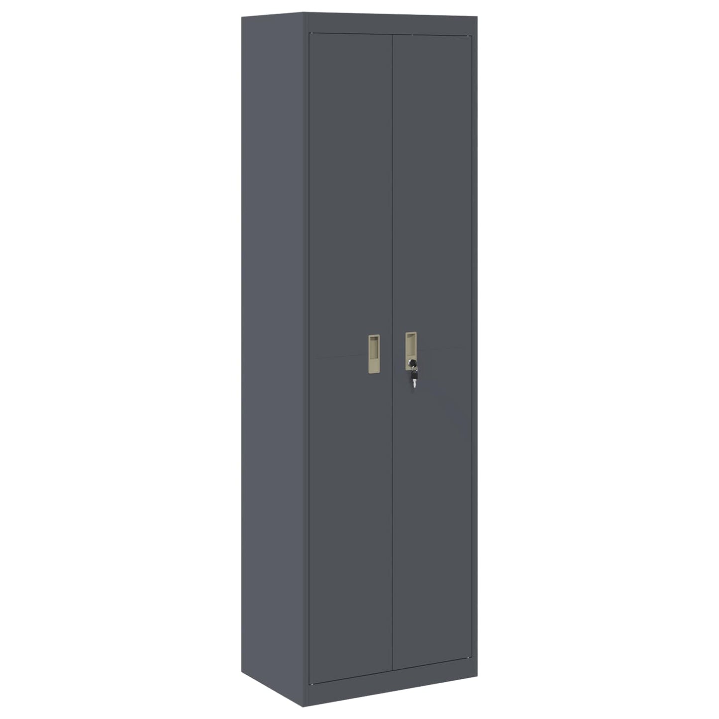 Armadio Antracite 60 x 40 x 200 cm Acciaio
