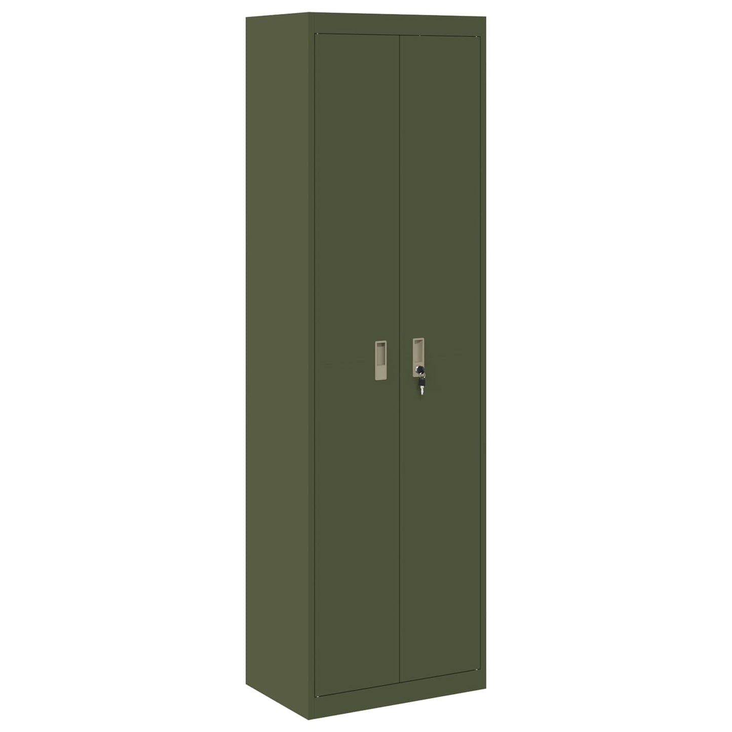 Armadio Verde oliva 60 x 40 x 200 cm Acciaio