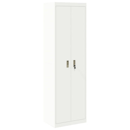 Armadio Bianco 60 x 40 x 200 cm Acciaio