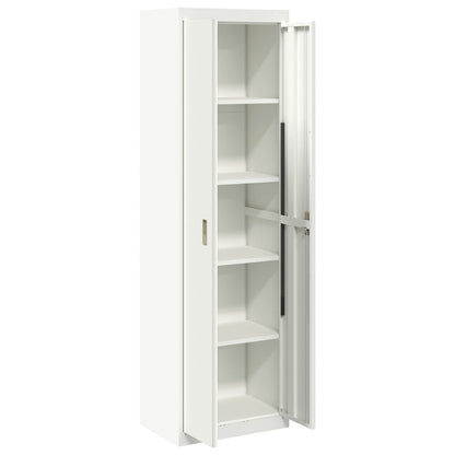Armadio Bianco 60 x 40 x 200 cm Acciaio