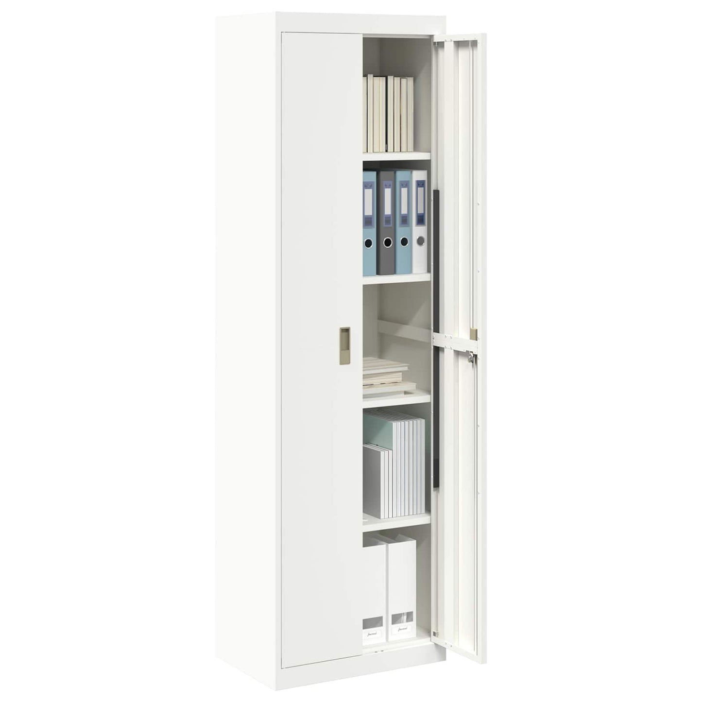 Armadio Bianco 60 x 40 x 200 cm Acciaio