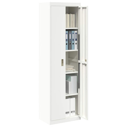 Armadio Bianco 60 x 40 x 200 cm Acciaio