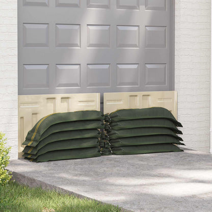 Sacchi di sabbia 50 pcs Verde Scuro 120 x 27 cm HDPE
