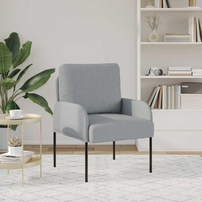 Divani con cuscino 55cm Grigio chiaro Legno compensato