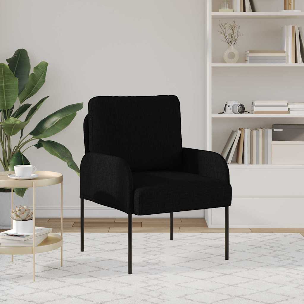 Divani con cuscino 55cm Nero Legno compensato