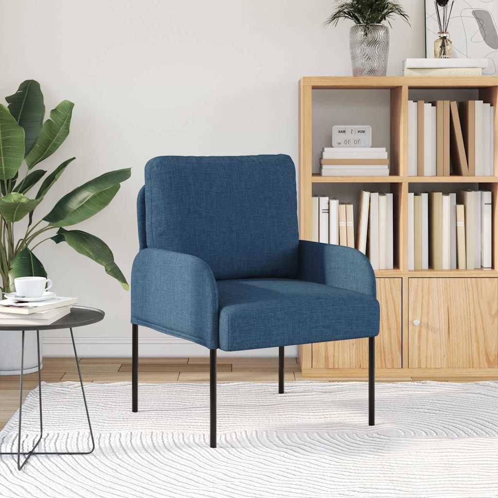Divani con cuscino 55cm Blu Legno compensato