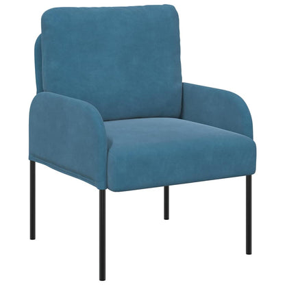 Divani con cuscino 55cm Blu Legno compensato