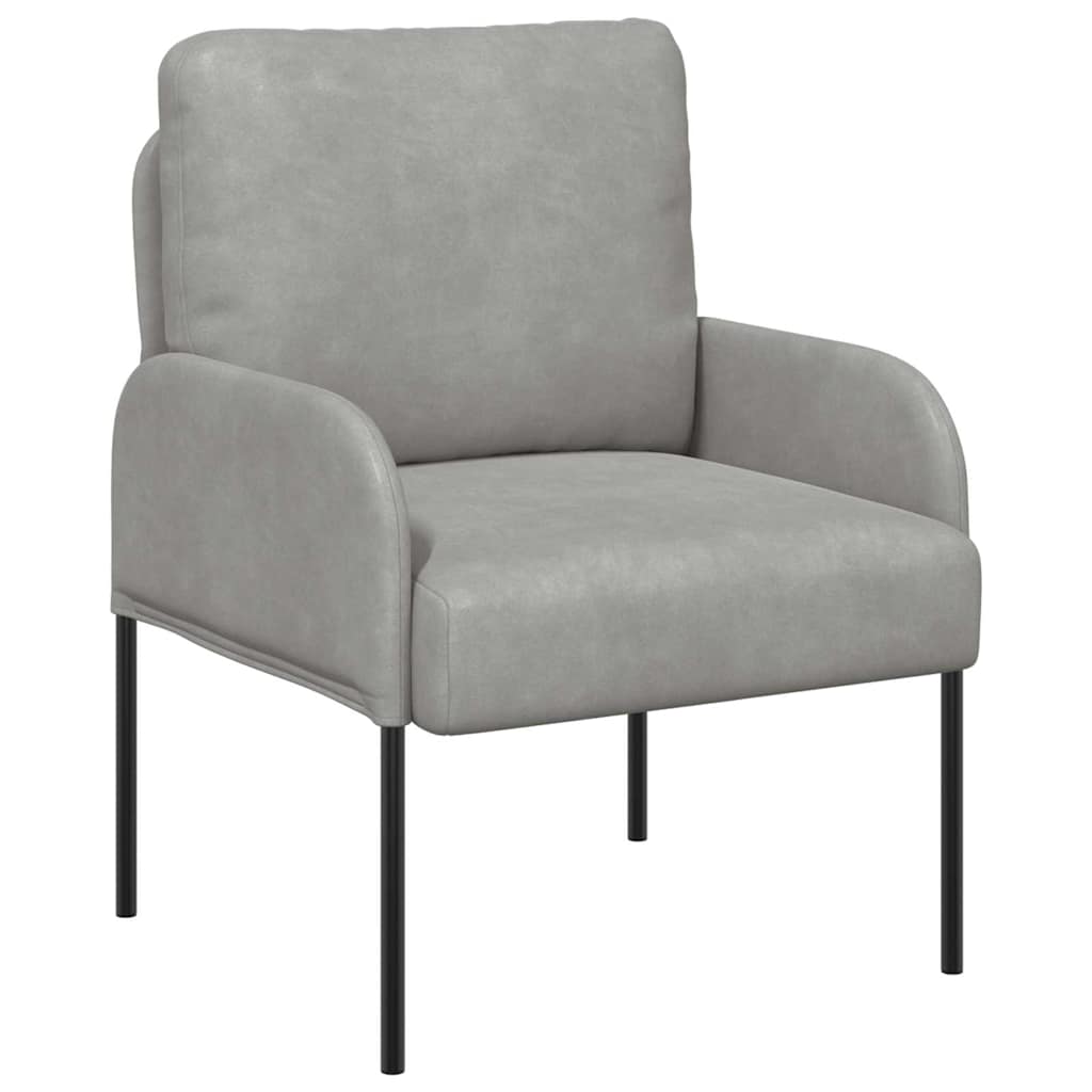Divani con cuscino 55cm Grigio chiaro Legno compensato