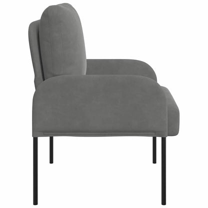 Divani con cuscino 55cm Grigio scuro Legno compensato