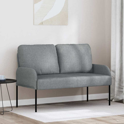 Divani con cuscino 110cm Grigio chiaro Legno compensato
