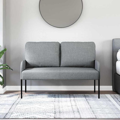 Divani con cuscino 110cm Grigio chiaro Legno compensato