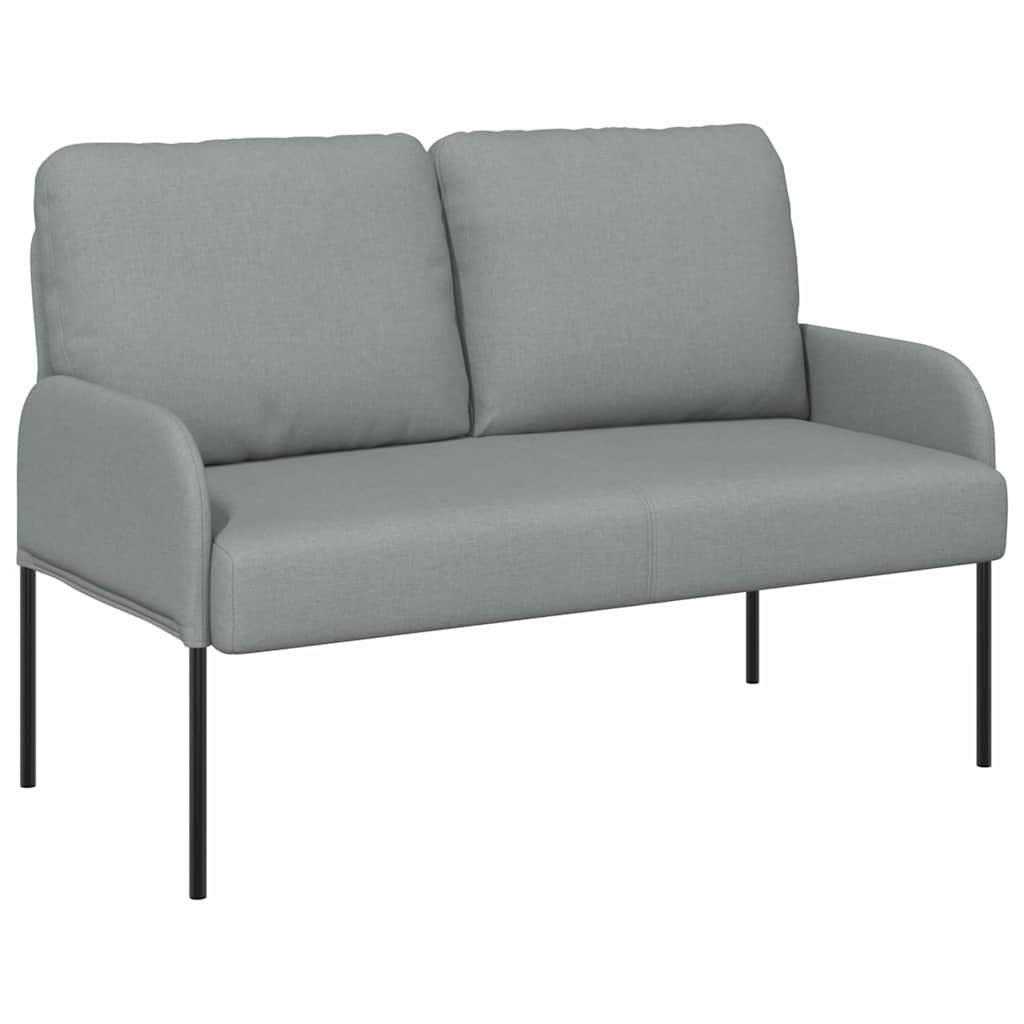 Divani con cuscino 110cm Grigio chiaro Legno compensato