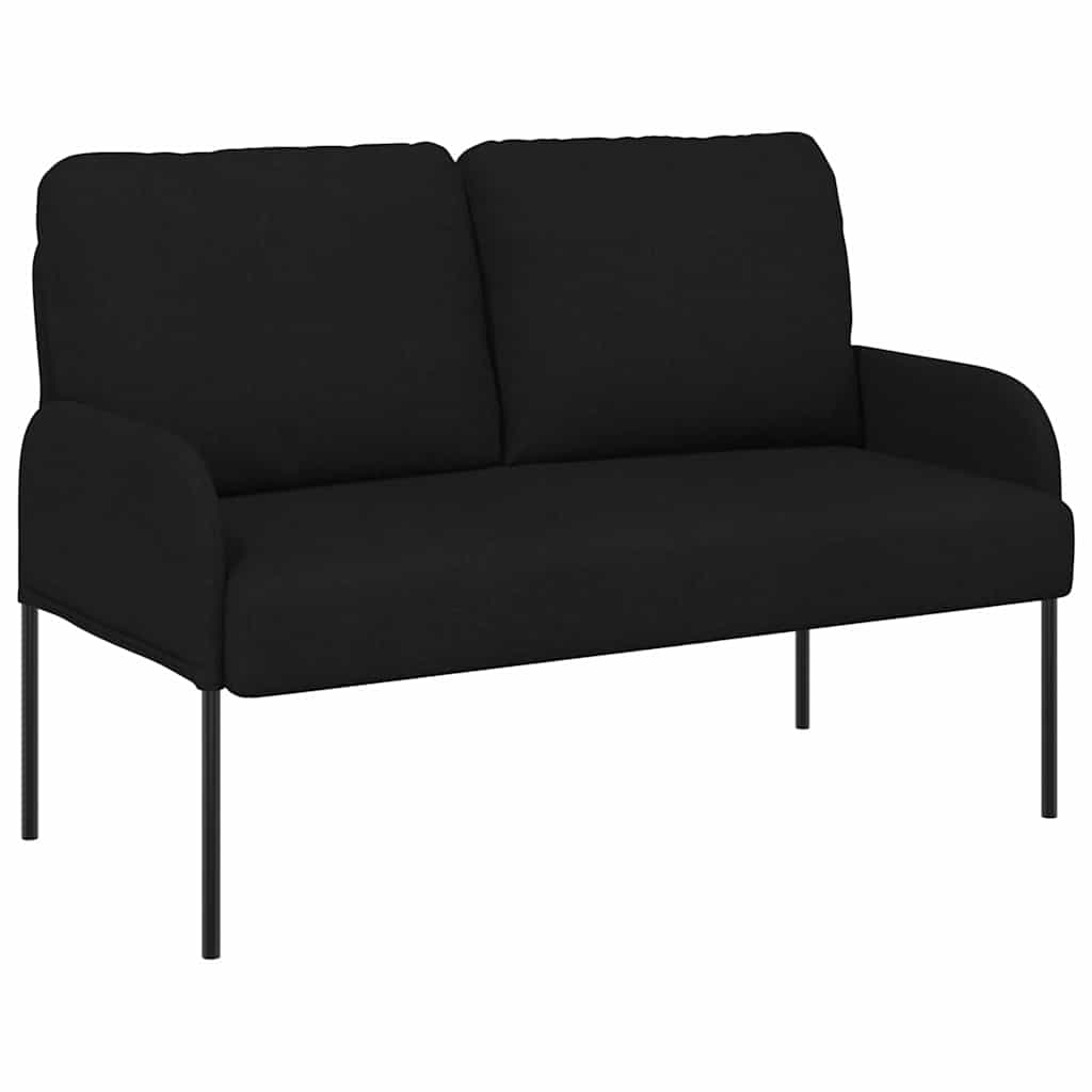Divani con cuscino 110cm Nero Legno compensato