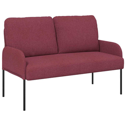 Divani con cuscino 110cm Rosso Vino Legno compensato