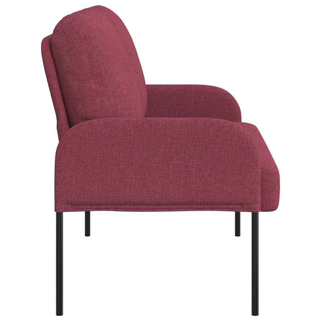 Divani con cuscino 110cm Rosso Vino Legno compensato