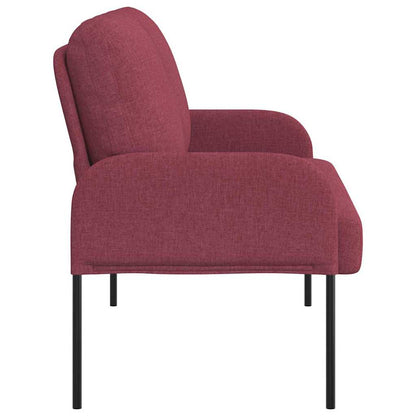 Divani con cuscino 110cm Rosso Vino Legno compensato