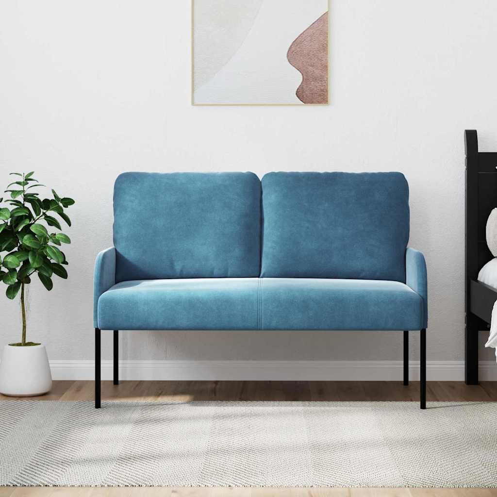 Divani con cuscino 110cm Blu Legno compensato