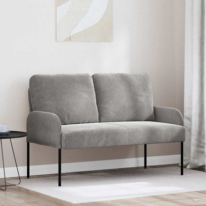 Divani con cuscino 110cm Grigio chiaro Legno compensato