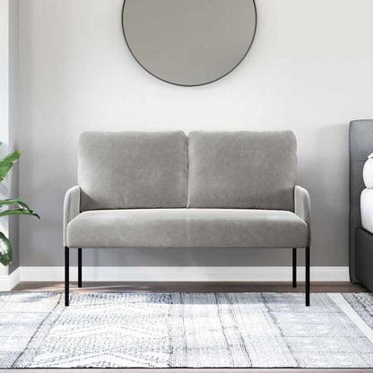 Divani con cuscino 110cm Grigio chiaro Legno compensato