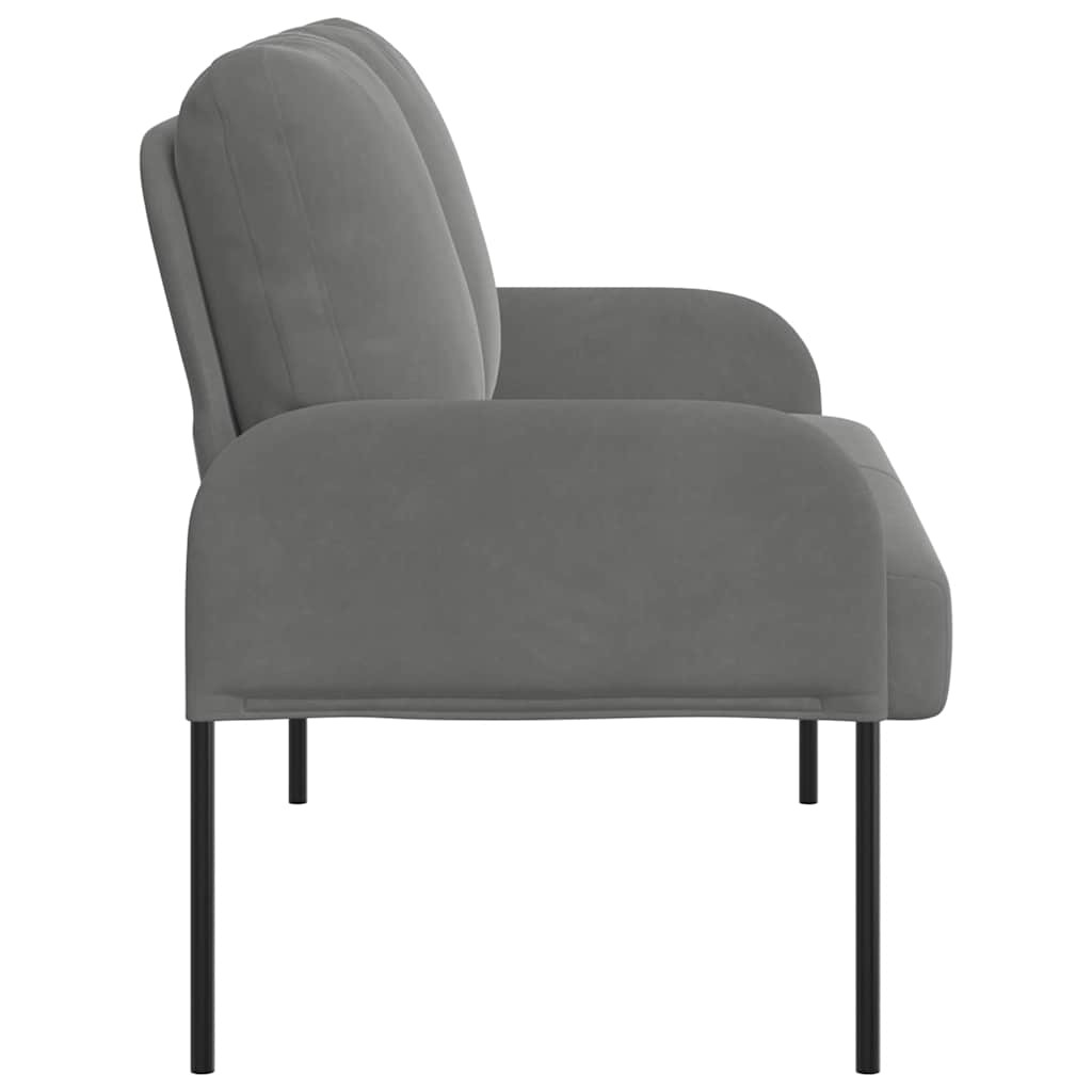Divani con cuscino 110cm Grigio scuro Legno compensato