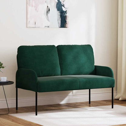 Divani con cuscino 110cm Verde Scuro Legno compensato