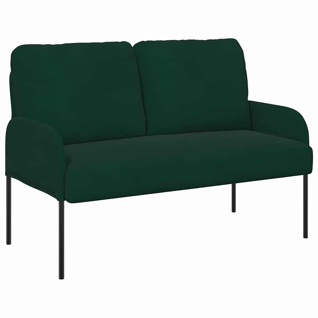 Divani con cuscino 110cm Verde Scuro Legno compensato