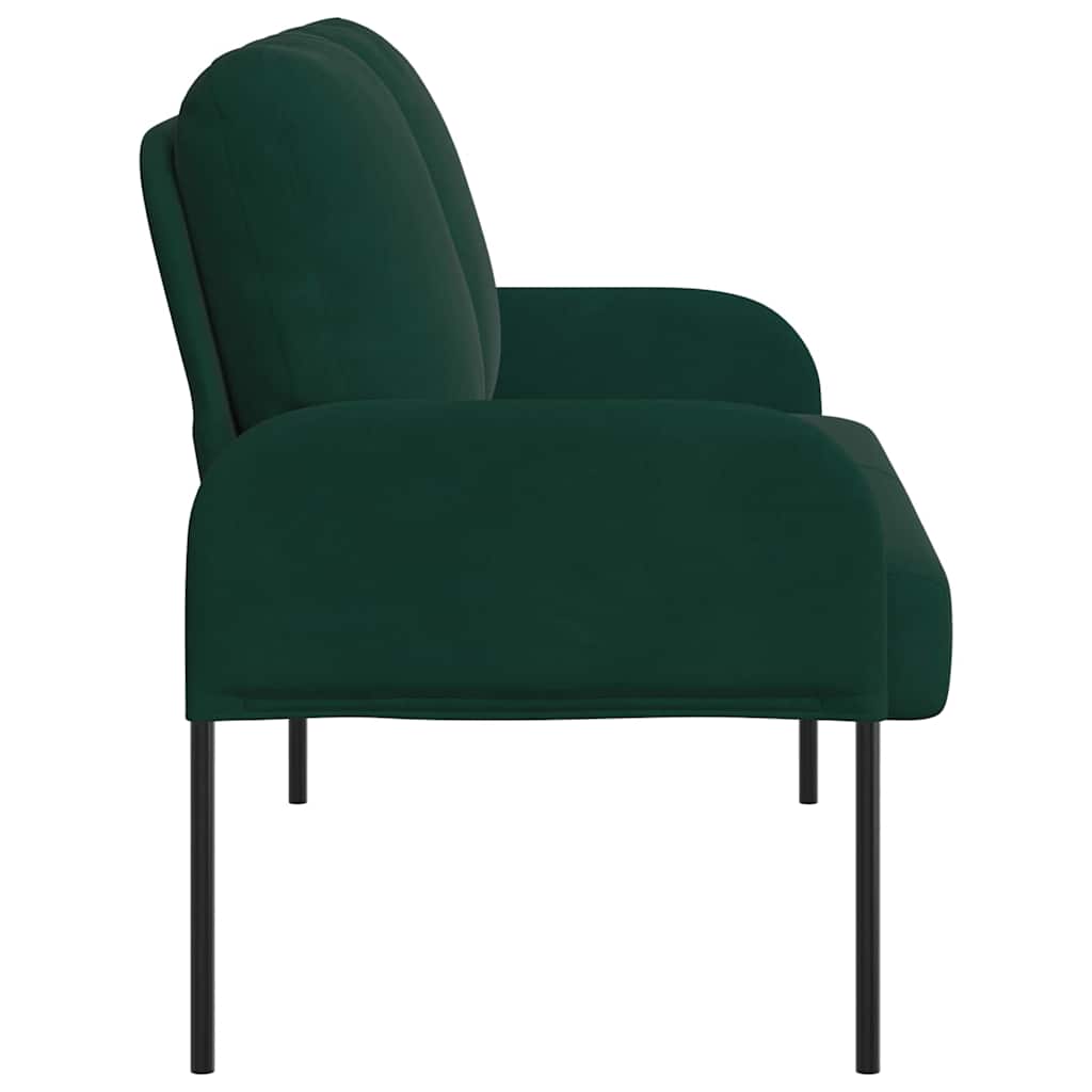 Divani con cuscino 110cm Verde Scuro Legno compensato