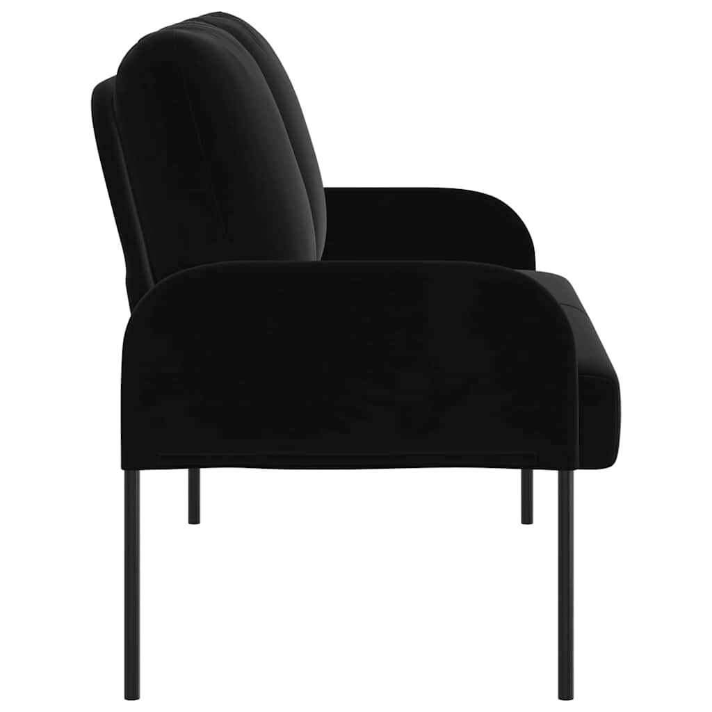 Divani con cuscino 110cm Nero Legno compensato