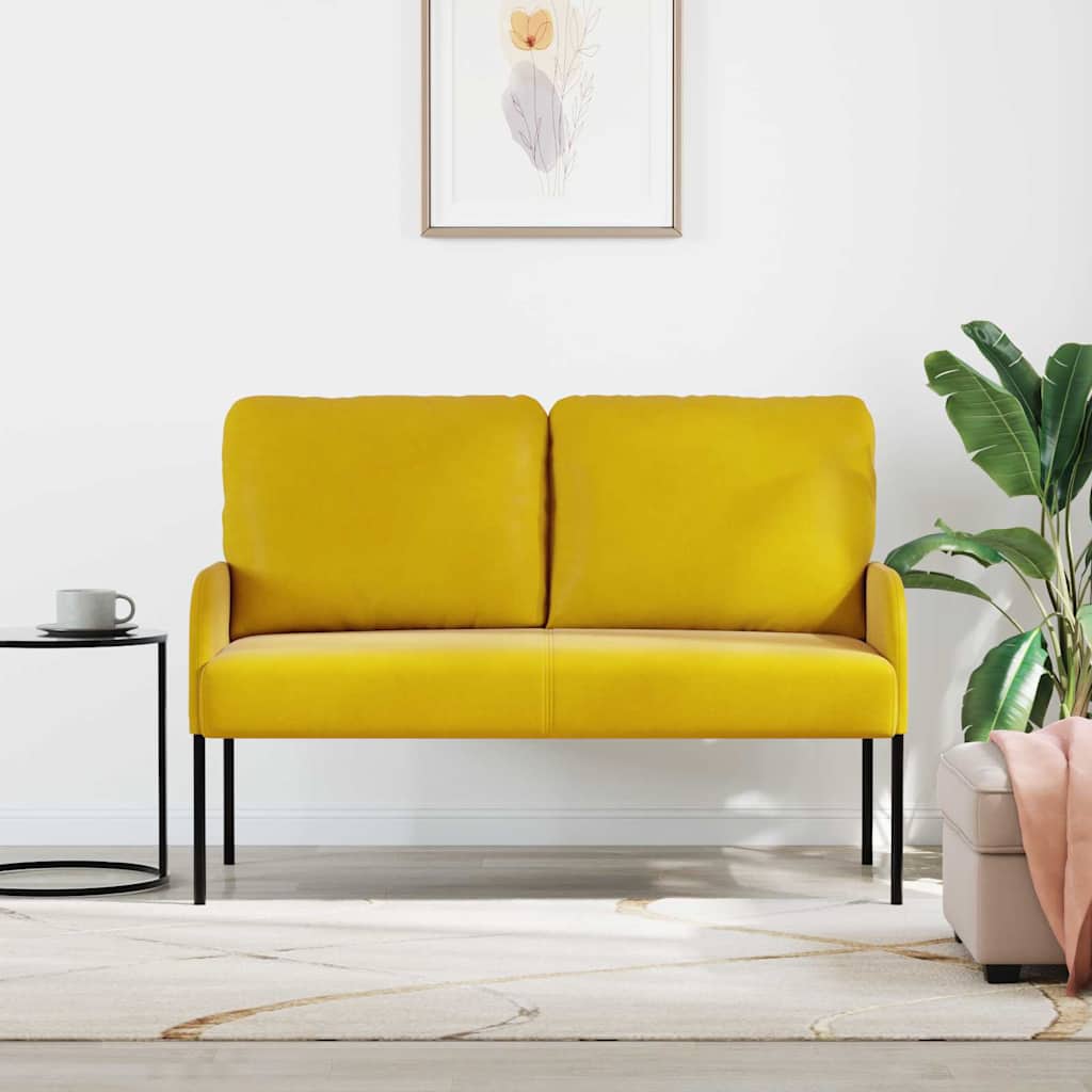 Divani con cuscino 110cm Giallo Legno compensato