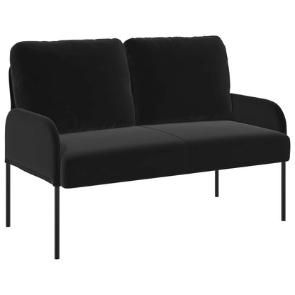 Set divani 3 pcs Nero 115 x 56 x 80 cm Legno compensato