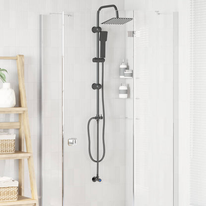 Set di doccia con soffione Nero 47 x 20 x 95 cm
