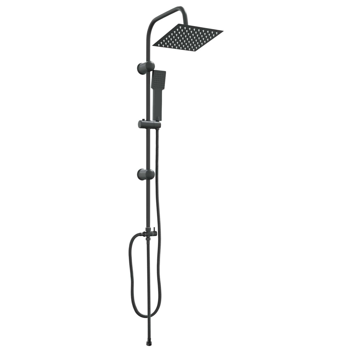 Set di doccia con soffione Nero 47 x 20 x 95 cm