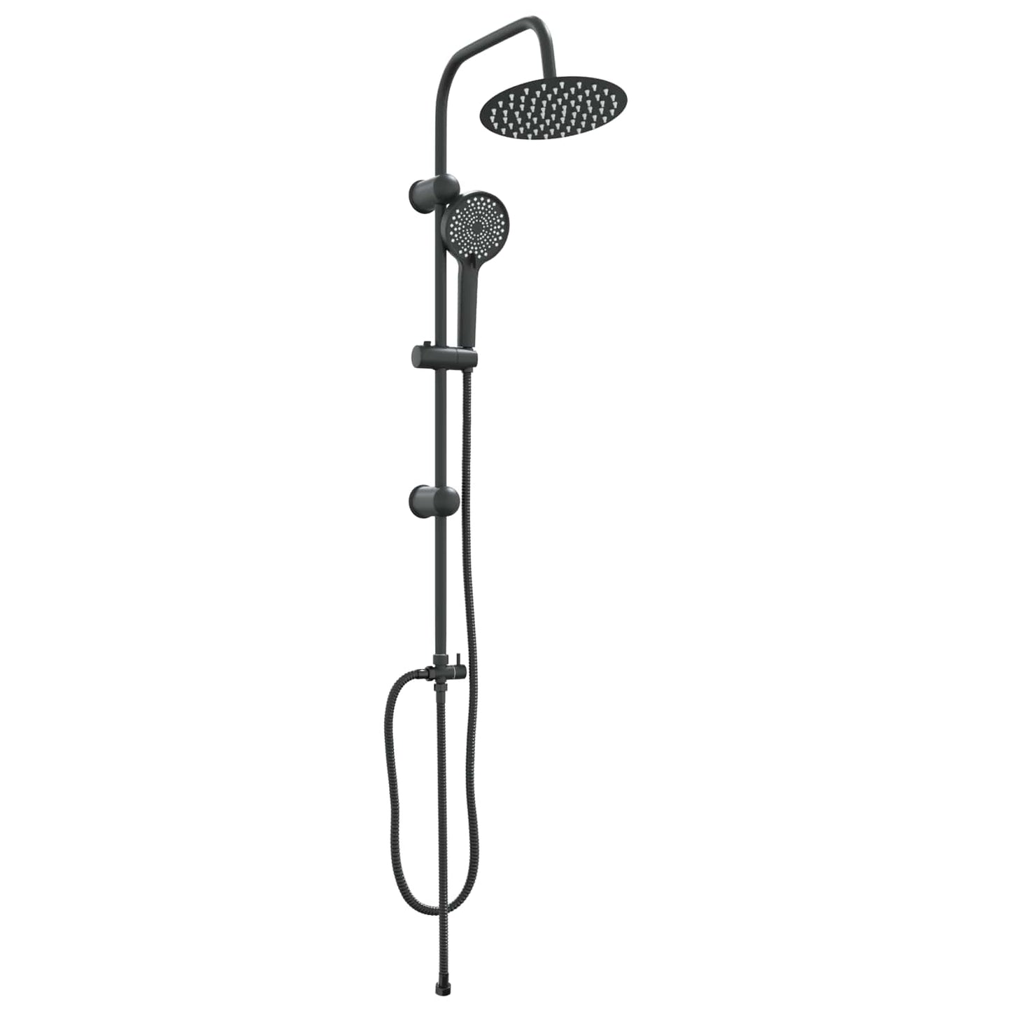 Set di doccia con soffione Nero 47 x 20 x 95 cm