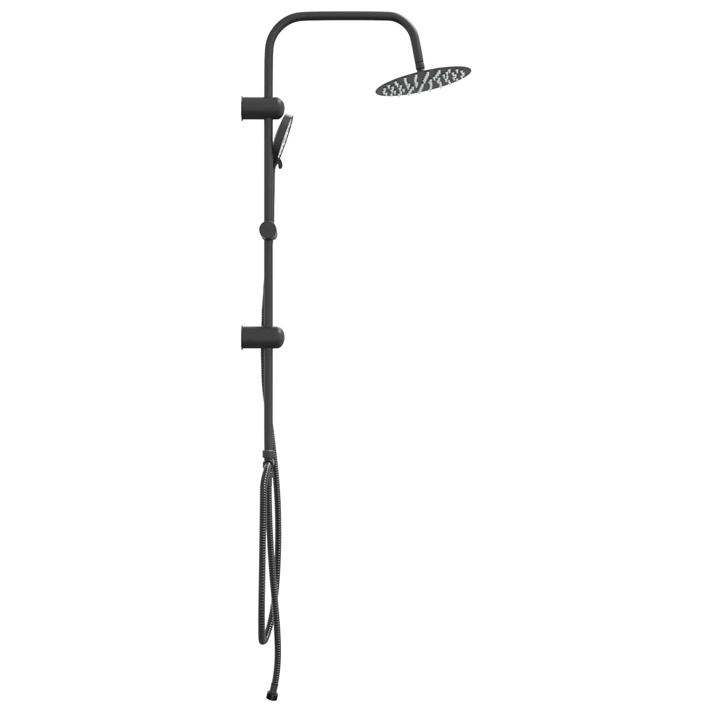 Set di doccia con soffione Nero 47 x 20 x 95 cm