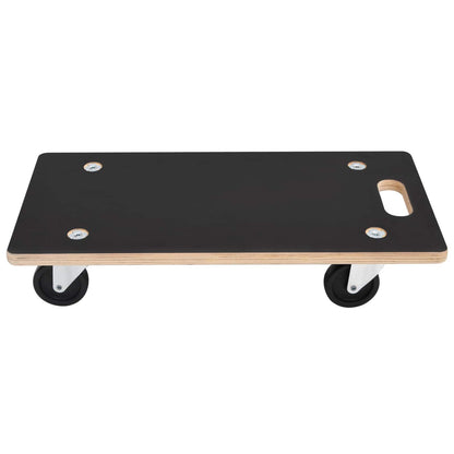Carrello di Trasporto 6 pcs Grigio Legno compensato