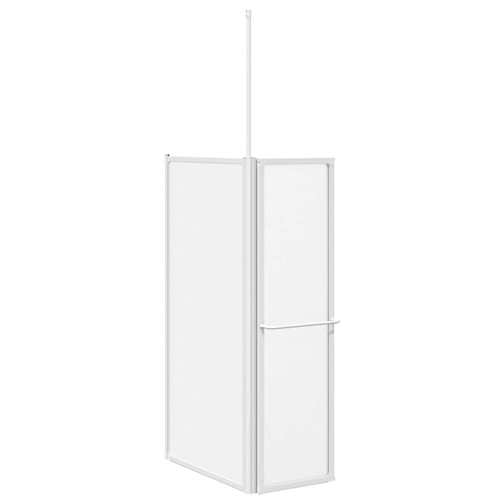 Schermo da Bagno Glassato 120 x 70 x 137 cm Alluminio