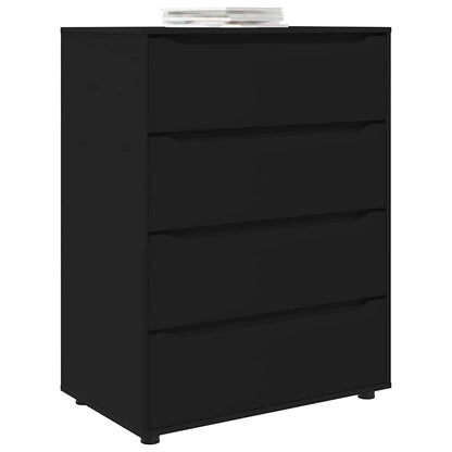 Armadi di Stoccaggio 2 pcs Nero 80 x 48 x 105 cm