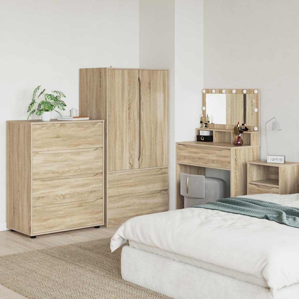 Armadi di Stoccaggio 2 pcs Rovere Sonoma 80 x 48 x 105 cm