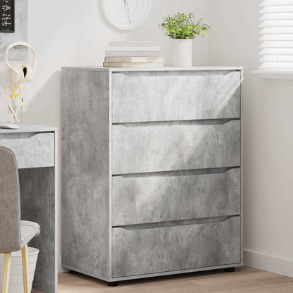 Armadi di Stoccaggio 2 pcs Grigio cemento 80 x 48 x 105 cm