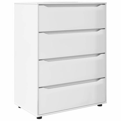 Armadi di Stoccaggio 2 pcs Bianco Lucido 80 x 48 x 105 cm
