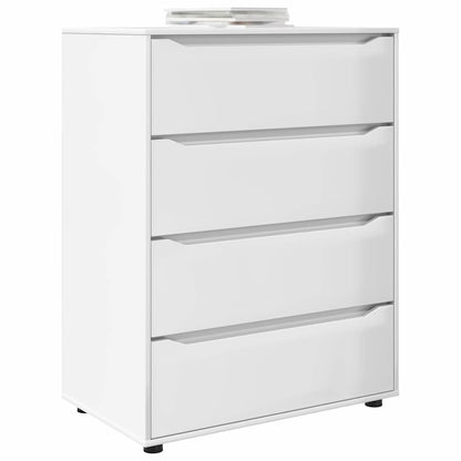 Armadi di Stoccaggio 2 pcs Bianco Lucido 80 x 48 x 105 cm