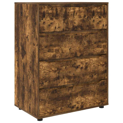 Armadi di Stoccaggio 2 pcs Rovere fumÃ© 80 x 48 x 105 cm