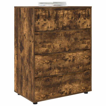 Armadi di Stoccaggio 2 pcs Rovere fumÃ© 80 x 48 x 105 cm