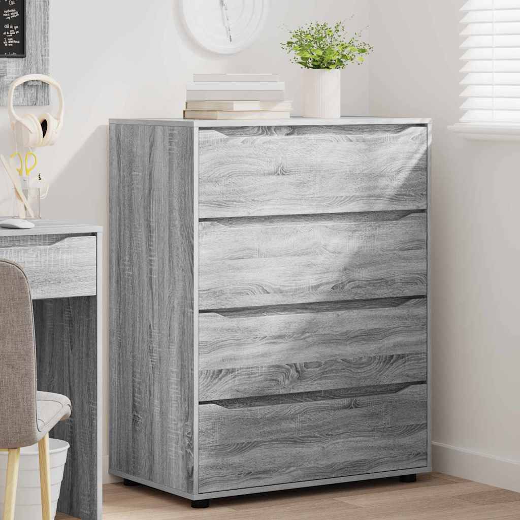 Armadi di Stoccaggio 2 pcs Grigio Sonoma 80 x 48 x 105 cm