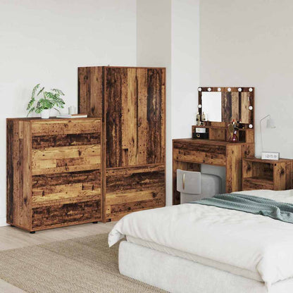 Armadi di Stoccaggio 2 pcs Legno vecchio 80 x 48 x 105 cm