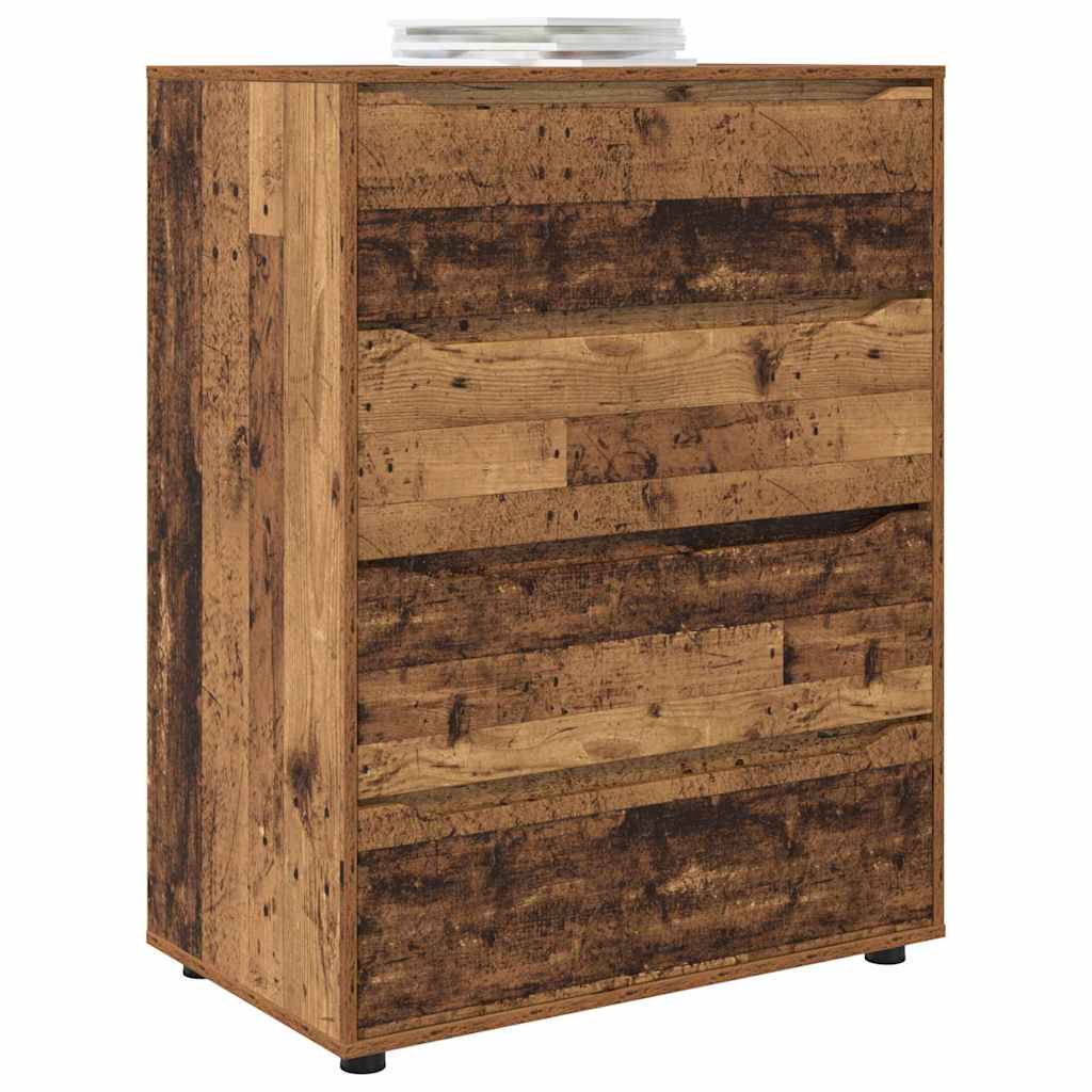 Armadi di Stoccaggio 2 pcs Legno vecchio 80 x 48 x 105 cm