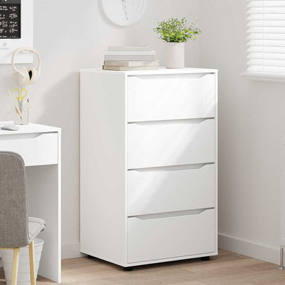 Armadi di Stoccaggio 2 pcs Bianco 60 x 48 x 105 cm