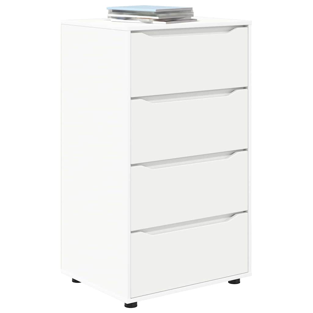 Armadi di Stoccaggio 2 pcs Bianco 60 x 48 x 105 cm