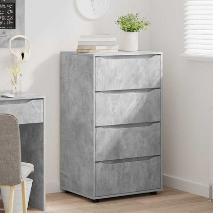 Armadi di Stoccaggio 2 pcs Grigio cemento 60 x 48 x 105 cm