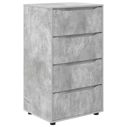 Armadi di Stoccaggio 2 pcs Grigio cemento 60 x 48 x 105 cm